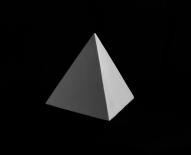 Гипсовая фигура пирамида большая, четырехгранная, 15cм по 480.00 руб от Мастерская Экорше