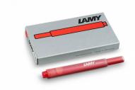 Картриджи для ручек LAMY T10 красные 5шт по 220.00 руб от LAMY