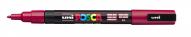 Маркер POSCA PC-3M перо пулевидное d:0,9-1,3мм, цв.14 темно-красный
