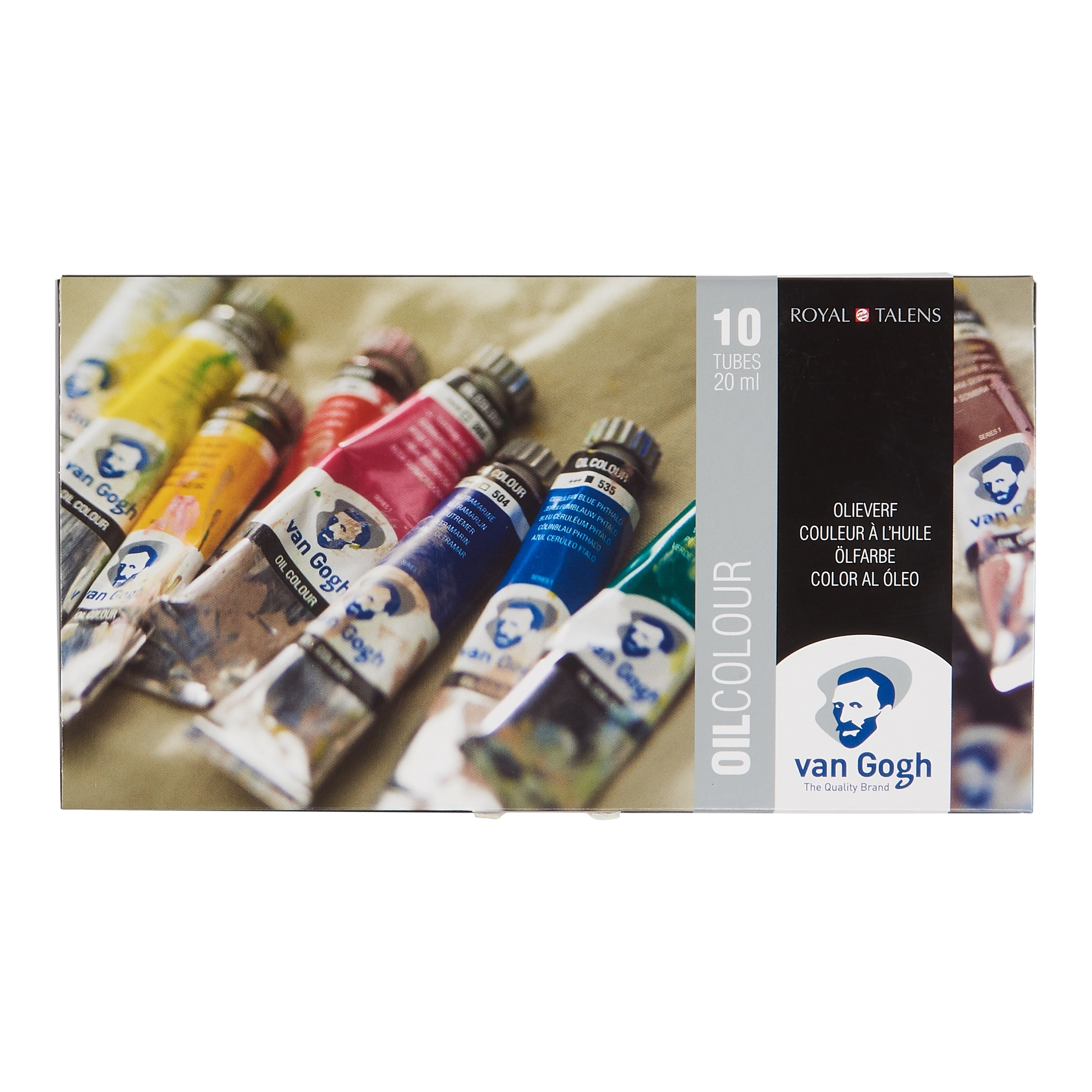 Набор красок масляных VAN GOGH 10цв. по 20мл базовый картонная уп-ка по 4 684.00 руб от Royal Talens