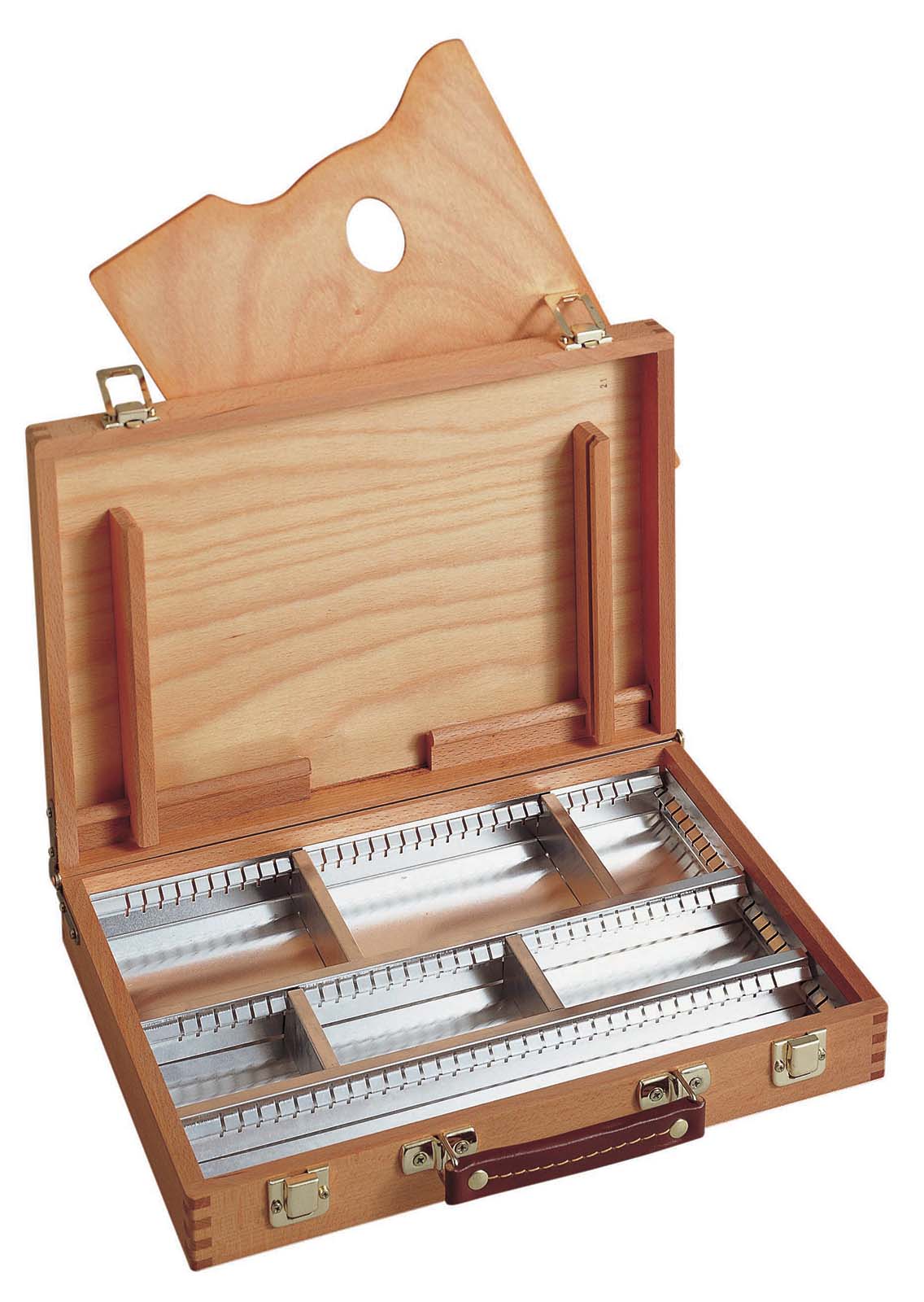Ящик для красок 25х35см деревянный с металической кассетницей по 15 920.00 руб от Mabef