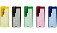 Точилки пластиковые с контейнером, флуоресцентные цвета ассорти по 82.00 руб от Faber-Castell