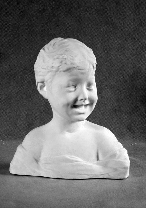 Гипсовая фигура бюст Мальчик смеющийся, 29,5х17х33см по 1 280.00 руб от Мастерская Экорше