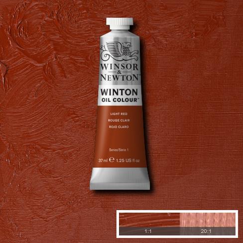 Краска масляная WINTON серия 1 цв.№362 красный светлый туба 37мл по 520.00 руб от Winsor&Newton