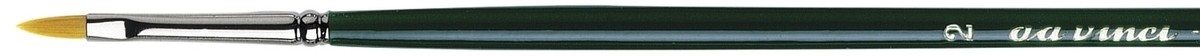 Кисть для масла синтетика плоская овальная NOVA-1875 №2 ручка длинная по 299.00 руб от Da Vinci