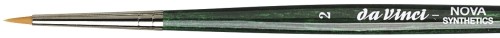 Кисть для миниатюр синтетика круглая короткая NOVA-5575 №02 по 299.00 руб от Da Vinci