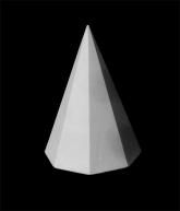 Гипсовая фигура пирамида восьмигранная h=200мм по 480.00 руб от Мастерская Экорше