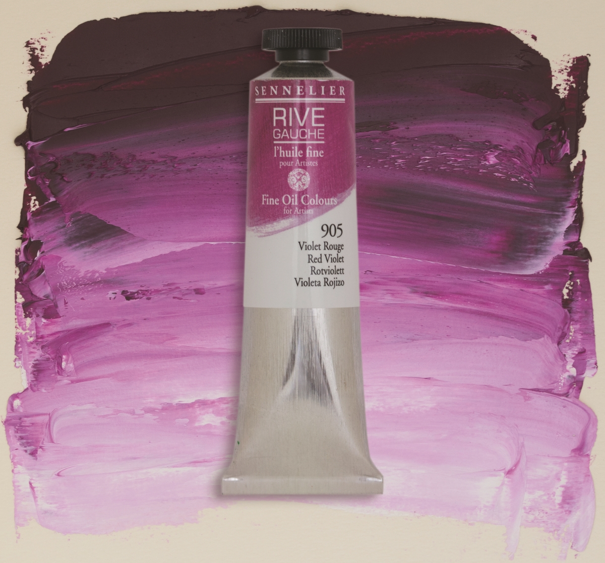 Краска масляная RIVE GAUCHE цв.№905 красно-фиолетовый туба 40мл по 373.00 руб от Sennelier