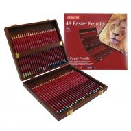 Набор пастельных карандашей PASTEL PENCILS 48цв. в деревянной упаковке