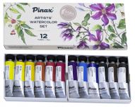 Набор красок акварельных PINAX SABA 12 цв. по 15мл в картонной упаковке по 899.00 руб от Pinax