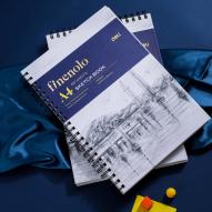 Альбом для графики FINENOLO 160г/кв.м (А4) 210х297мм 60л. книжная ориентация на спирали Альбом для графики FINENOLO 160г/кв.м (А4) 210х297мм 60л. книжная ориентация на спирали