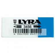 Ластик для карандаша/чернил LYRA COMBINATION бело-синий 50х19х12мм