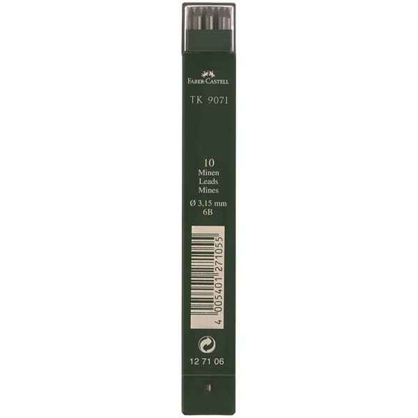 Набор стержней для цангового карандаша d:3,15мм 6В 10шт. FABER-CASTELL серия TK 9071 по 409.00 руб от Faber-Castell