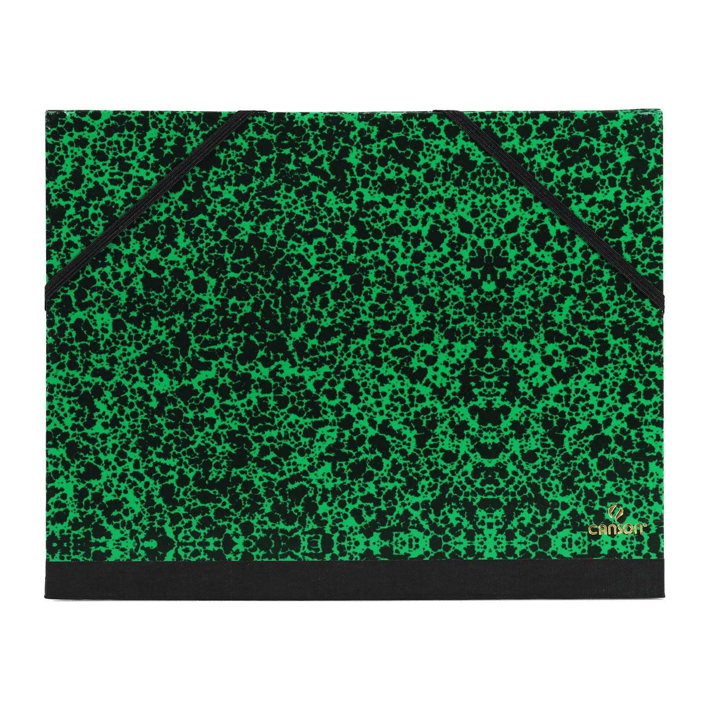 Папка картонная 370х520мм с резинками STUDIO, зеленая по 1 185.00 руб от Canson