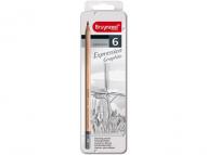 Набор чернографитных карандашей EXPRESSION GRAPHITE 6 типов жесткости в металлической упаковке по 614.00 руб от Bruynzeel