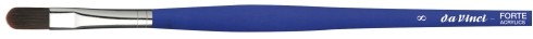 Кисть для акрила синтетика овальная 8650 FORTE №08 ручка длинная по 399.00 руб от Da Vinci