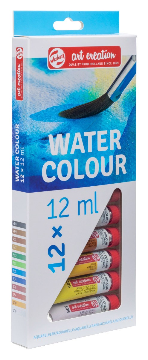 Набор красок акварельных ARTCREATION 12цв. по 12мл в картонной упаковке по 1 092.00 руб от Royal Talens