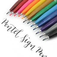 Ручки-кисточки PENTEL BRUSH SIGN PEN; в ассортименте от Pentel по 229.00 руб Ручки-кисточки PENTEL BRUSH SIGN PEN; в ассортименте по 229.00 руб от Pentel