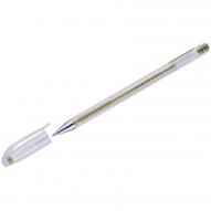 Ручка гелевая Hi-Jell Metallic металлик золотая 0,7мм по 60.00 руб от CROWN
