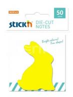 Блок для заметок STICK'N 50л, самоклеящийся бумажный, кролик по 60.00 руб от HOPAX