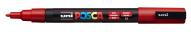 Маркер POSCA PC-3M перо пулевидное d:0,9-1,3мм, цв.15 красный
