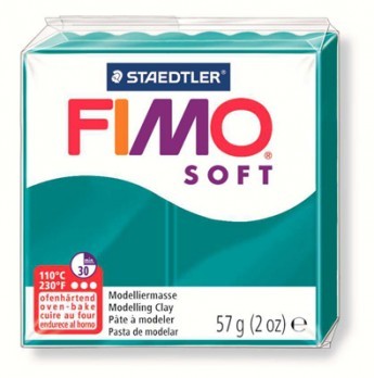 Пластика FIMO SOFT цв.№36 тёмная бирюза, брикет 57г по  от Staedtler
