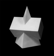 Гипсовая фигура сечение параллелепипеда в пирамиде h=200мм по 580.00 руб от Мастерская Экорше