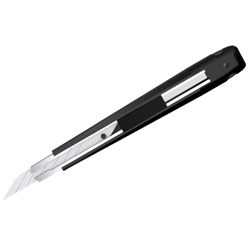 Нож канцелярский Berlingo HYPER auto-lock 9мм металлические направляющие черный по 130.00 руб от BERLINGO