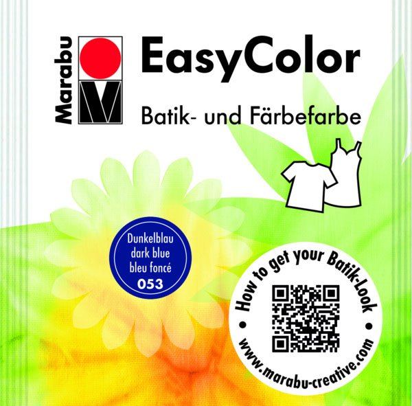 Краска для окрашивания ткани EASY COLOR темно-синий 25г по 306.00 руб от Marabu