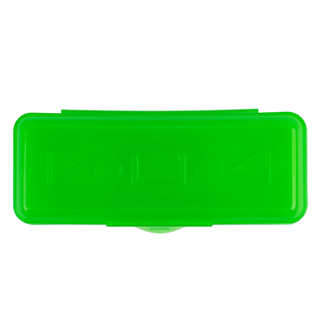 Пенал пластиковый ЦВЕТИК прозрачный зеленый по 76.00 руб от Невская палитра