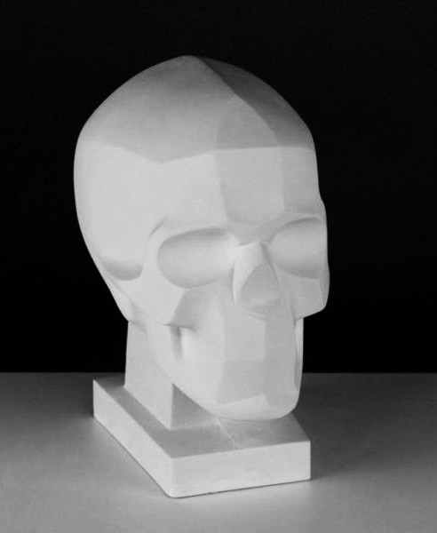 Гипсовая фигура череп обрубовка по Баммесу по 1 180.00 руб от Мастерская Экорше
