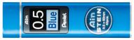 Набор цветных стержней для механического карандаша AIN STEIN d:0,5мм HB 20 грифелей синий