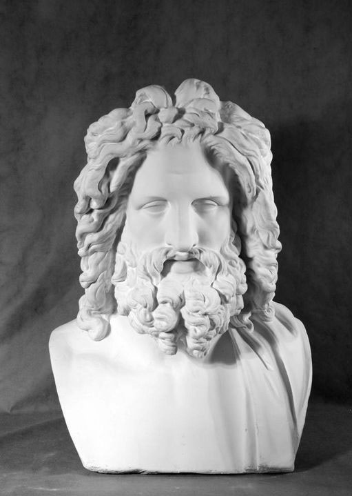 Гипсовая фигура бюст Зевса, 95см по 11 249.00 руб от Статуя