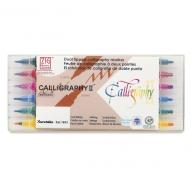 Набор маркеров для каллиграфии CALLIGRAPHY II d:2-3,5мм 6шт. пластиковая уп-ка