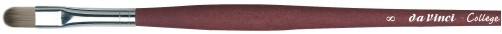 Кисть синтетика овальная 8750 COLLEGE-8750 №08 ручка длинная по 399.00 руб от Da Vinci