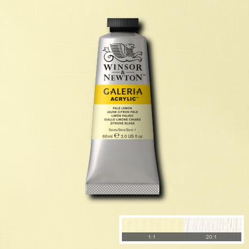 Краска акриловая GALERIA серия 1 цв.№434 лимонный бледный туба 60мл по 505.00 руб от Winsor&Newton