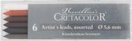 Набор художественных стержней CRETACOLOR 6цв. мел/сангина/сепия св./сепия тем./графит/уголь Набор художественных стержней CRETACOLOR 6цв. мел/сангина/сепия св./сепия тем./графит/уголь
