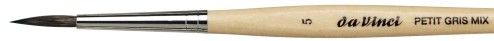 Кисть для акварели mix круглая PETIT GRIS MIX-5590 №05 ручка короткая по 799.00 руб от Da Vinci