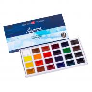 Набор красок акварельных ЛАДОГА 24цв. по 2,5мл в картонной упаковке