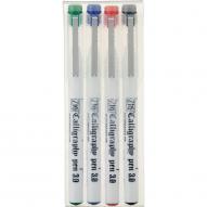 Набор маркеров для каллиграфии CALLIGRAPHY PEN 4шт. d:3.0 мм пластиковая уп-ка
