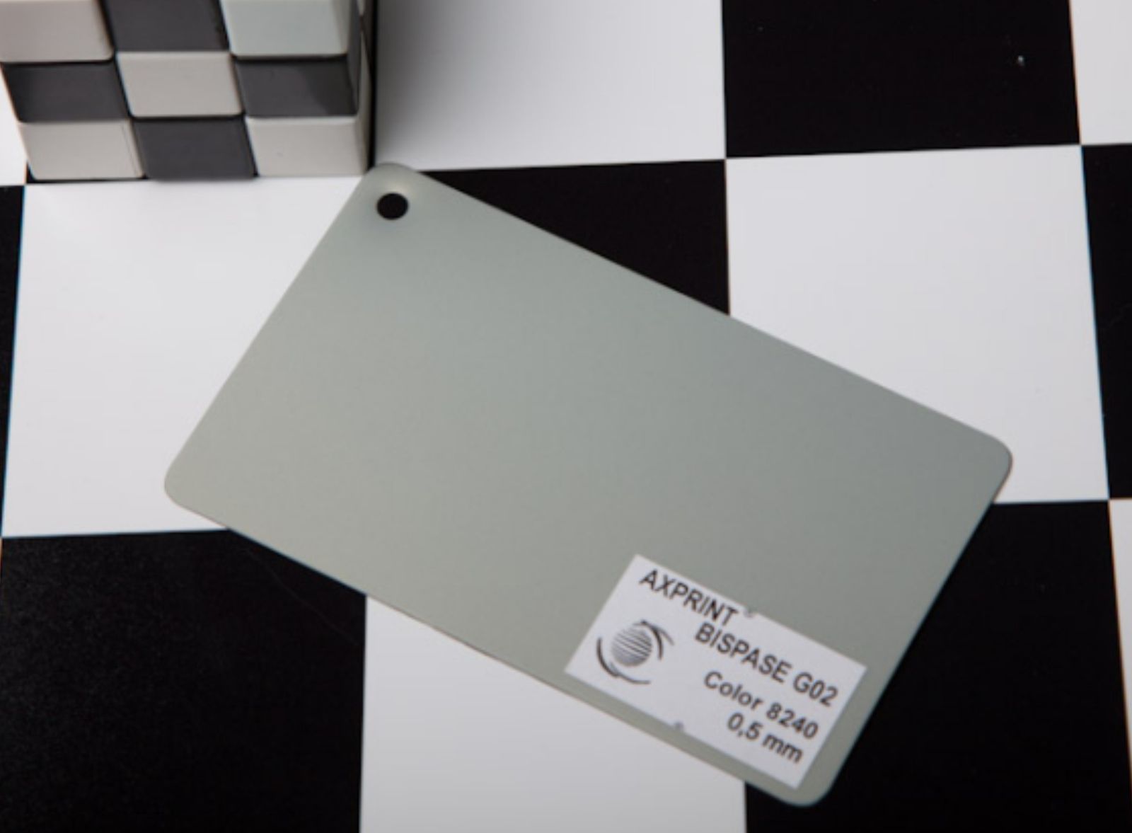 Пластик полипропилен AXPRINT BISPACE 0,5х700х1000мм серебро/черный непрозрачный по 270.00 руб от CAROLEX