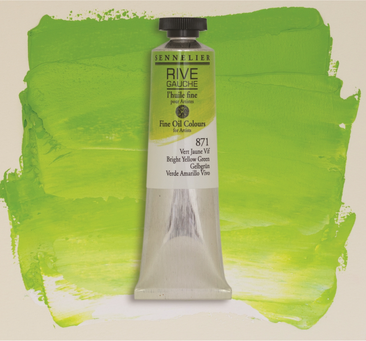 Краска масляная RIVE GAUCHE цв.№871 жёлто-зелёный яркий туба 40мл по 373.00 руб от Sennelier