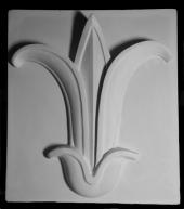 Гипсовая фигура розетка Цветок лотоса 32х36см по 920.00 руб от Мастерская Экорше