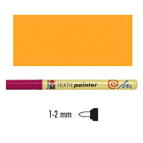 Маркер для ткани Textil Painter, d:1-2мм, оранжевый по 99.00 руб от Marabu