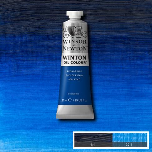 Краска масляная WINTON серия 1 цв.№516 синий фтал по 520.00 руб от Winsor&Newton