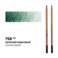 Карандаш цветной МАСТЕР-КЛАСС №758 зеленый кедровый