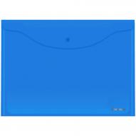 Папка-конверт на кнопке (А3) 297х420мм 180мкм синяя по 110.00 руб от BERLINGO