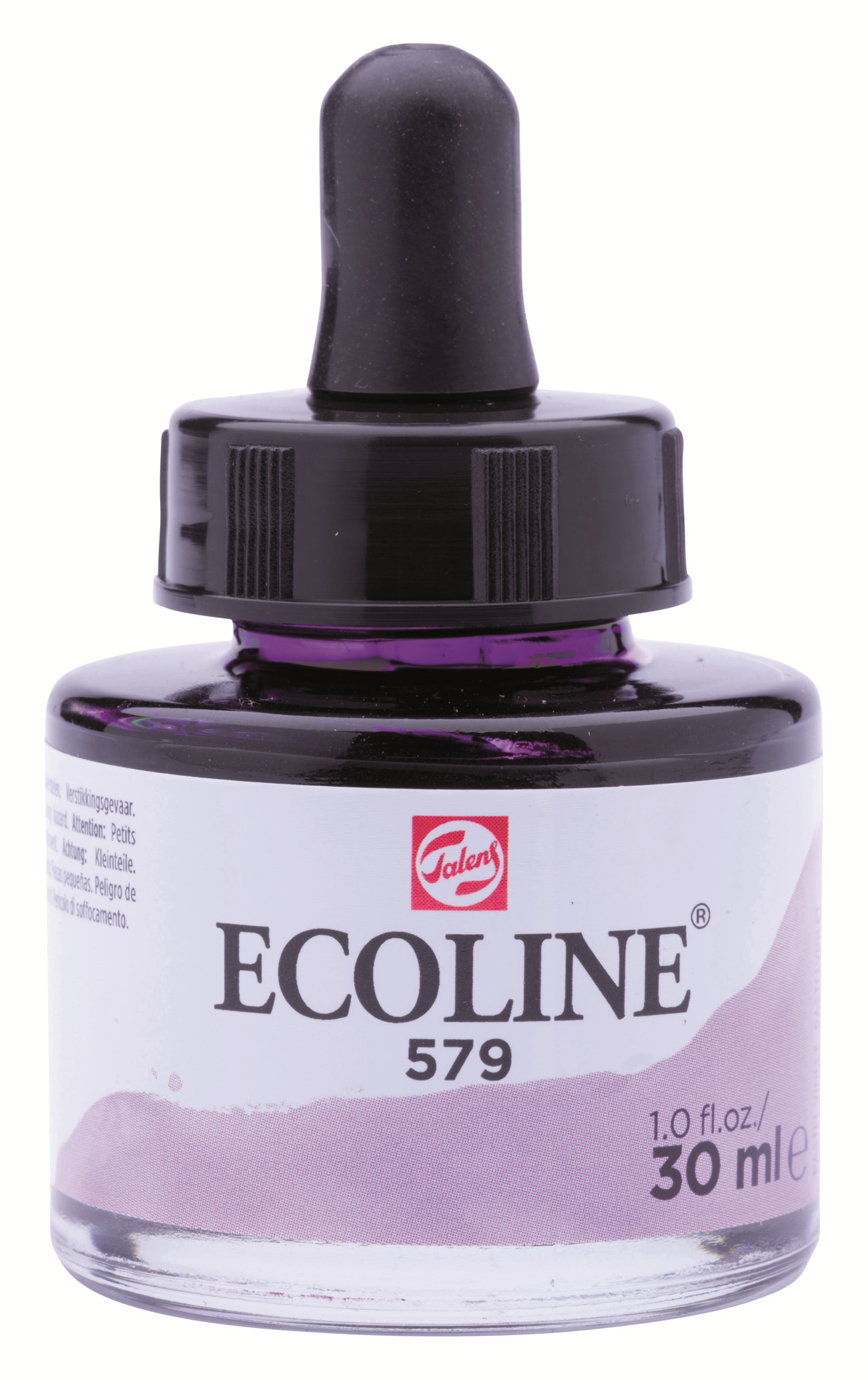 Жидкая акварель ECOLINE №579 фиолетовый пастельный флакон 30мл по 487.00 руб от Royal Talens