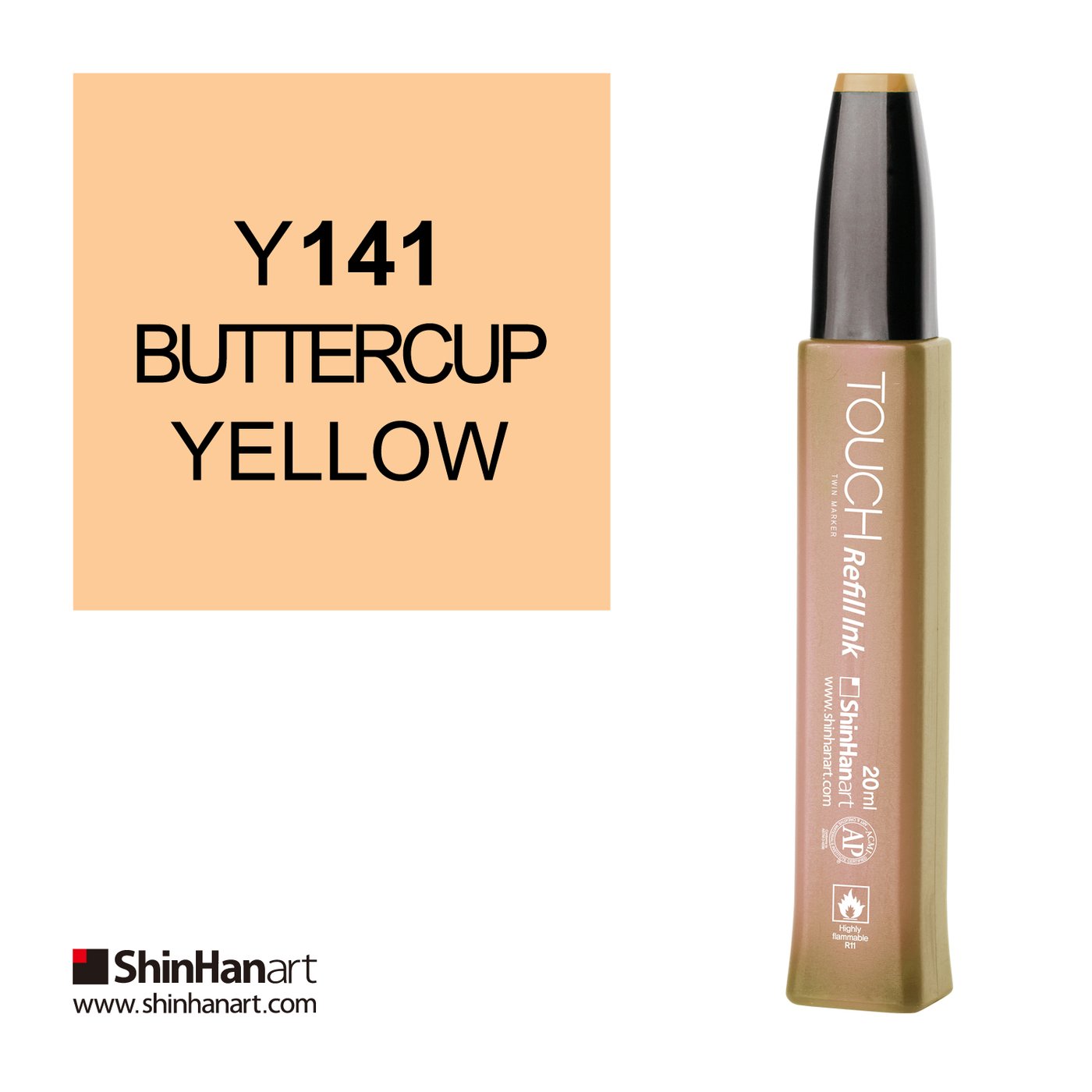 Заправка для маркера TOUCH REFILL INK цв.№Y141 желтый лютик 20мл по 359.00 руб от Touch ShinHan