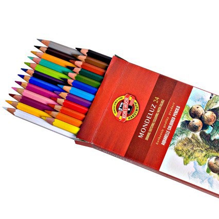 Набор акварельных карандашей MONDELUZ 24цв. в картонной упаковке по 869.00 руб от Koh-i-Noor